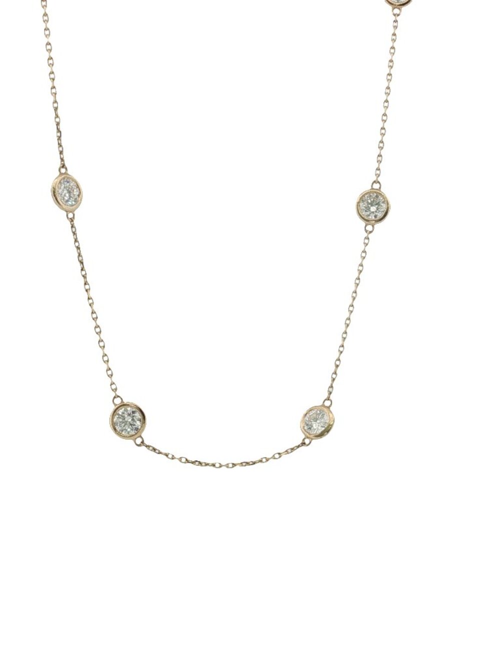 14k White Gold 4.00ct Diamond by Yard